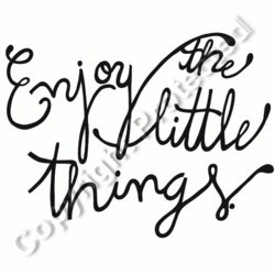 enjoy the little things